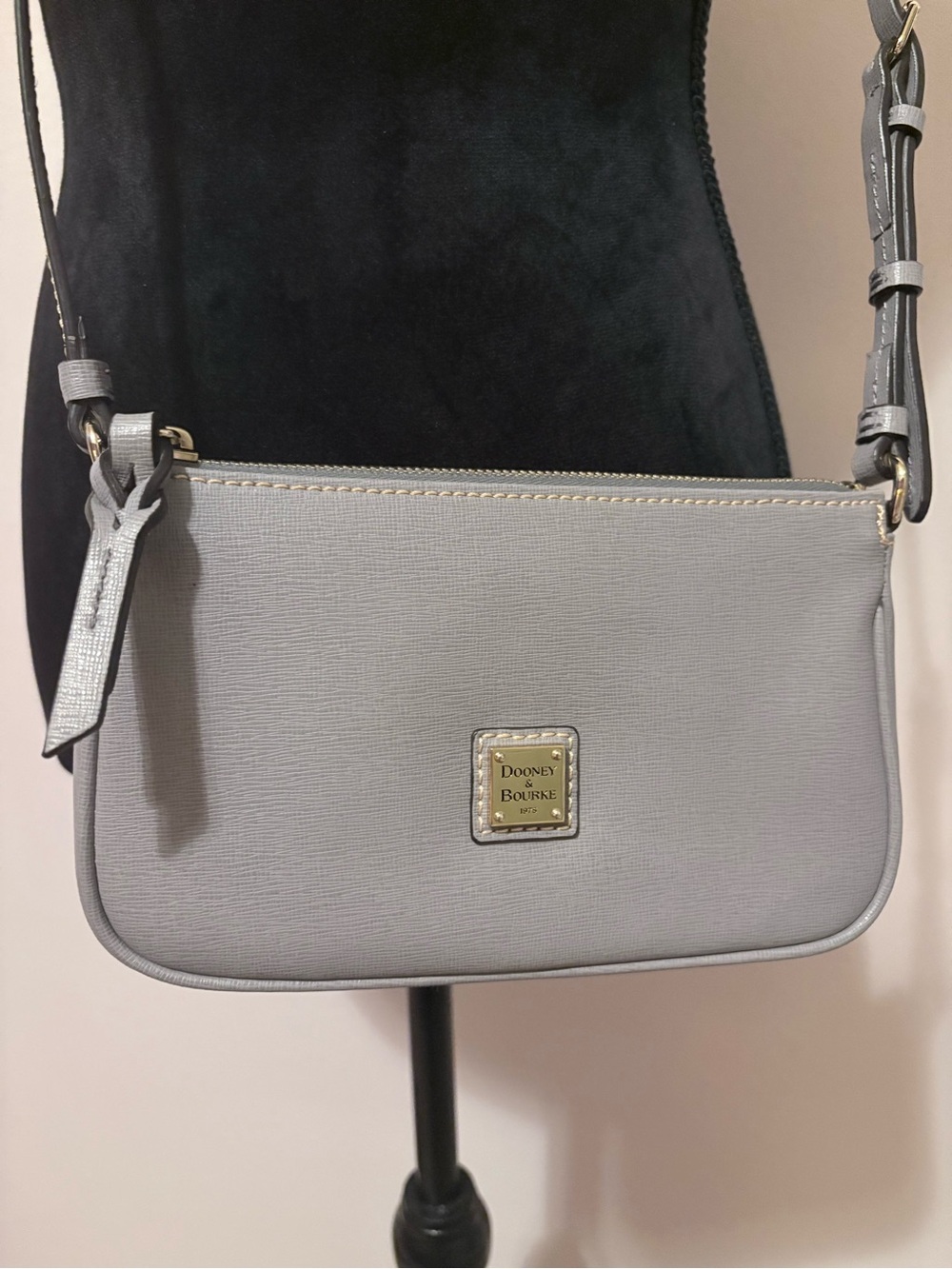 Dooney & Bourke Crossbody with Gold Plaque